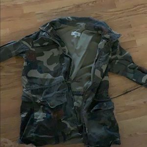 Camo Jacket With Roses